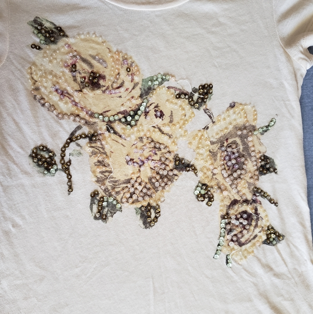 Jcrew Flower Tee - Picture 2 of 2
